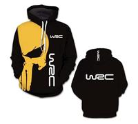 Sweat Shirts À Capuche pour Hommes Vêtements De Sport Doux W.R.C avec Poche Vestes Imprimées Hauts Manches Longues Pulls D'extérieur Athlétiques Manteaux-E||x_s