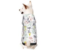 Sweat-Shirts à Capuche pour Petits Animaux de Compagnie, Motif Palmiers, Pull-Over pour Chien, vêtements d'hiver pour Petits Animaux de Compagnie