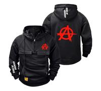 Sweat Shirts À Capuche Sportstyle pour Hommes Manteaux A.na.rc.h.y S.on.s avec Poches Doux Vêtements D'extérieur Pulls Vestes Imprimées Printemps-HeiSe||x_l