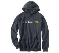 Sweat à capuche Carhartt Signature Logo gris foncé - XL
