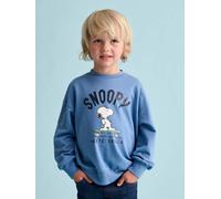 Sweat Snoopy Peanuts Garçon bleu chambray 4A