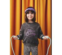 Sweat sport détail glitter fille anthracite 14A
