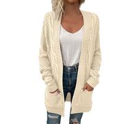 Sweat Stitch Tunique Ado Grande Taille Maigrir Personnalisé Coton du Pull Femme Hiver Zippe Coeur Col Rond Islandais Pull de Fete Cachemire Norvégien Élégant Polaire Femme Chaude Beige S