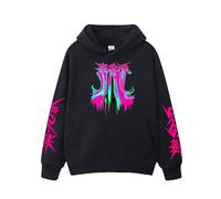 Sweat Stray Kids Rock-Star Album, Collection Officielle SKZ, Design Felix Hyunjin Bangchan, Sweat À Capuche Unisexe (Noir - Mince,3TG)