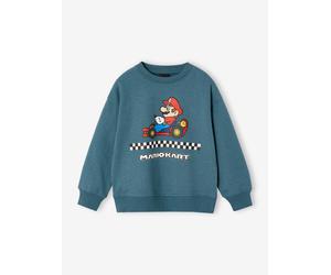 Sweat Super Mario garçon bleu canard 5A