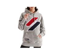 Sweat Superdry Femme Classic logo Gris Coton XS/S