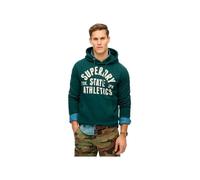 Sweat Superdry Homme Athletic Essentials Vert Coton M