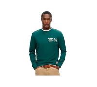 Superdry Athletic Printed Sweatshirt Vert L Homme