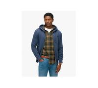 Superdry Sweat à capuche homme Essential Logo Half Brushed Zip Hoodie Heritage Navy Marl M