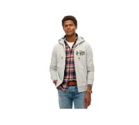 Sweat Superdry Homme Vl Embroidered Gris Coton S