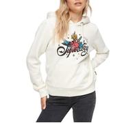 Sweat Superdry Tattoo Blanc pour Femme XS