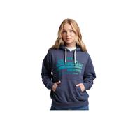 Sweat Superdry Femme Vintage Bleu Coton S