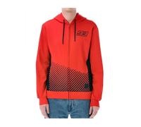 Sweat Technical à capuche zippé - Marc Marquez 93 stripes Moto GP Homme Rouge/Bleu M