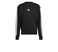 Sweat top pullover HOMME Adidas Noir Essentials 3S Crew French Terry Coton