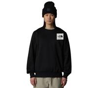 Sweat Top Pullover HOMME The North Face Noir Fine Crew Coton éponge brossé