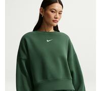 Sweat ultra-oversize à col ras-du-cou Nike Phoenix Fleece pour femme Fir/Sail M (FR 42-44)