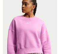 Sweat ultra-oversize à col ras-du-cou Nike Phoenix Fleece pour femme Light Magenta/Sail L (FR 46-48)