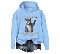 Sweat unisexe Excuse Me The Bird Feeder Is Empty Sweat Excuse Me The Bird Feeder Is Empty Shirt Funny Squirrel Shirt, Bleu (Carolina blue), M