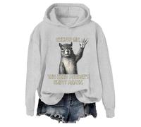 Sweat unisexe Excuse Me The Bird Feeder Is Empty Sweat Excuse Me The Bird Feeder Is Empty Shirt Funny Squirrel Shirt, gris, S