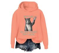 Sweat unisexe Excuse Me The Bird Feeder Is Empty Sweat Excuse Me The Bird Feeder Is Empty Shirt Funny Squirrel Shirt, Orange, S