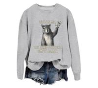 Sweat unisexe Excuse Me The Bird Feeder Is Empty Sweat Excuse Me The Bird Feeder Is Empty Shirt Funny Squirrel Shirt, Gris-1., M