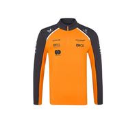 Sweat Unisexe Officiel Mclaren Formula 1 Team À Fermeture Éclair Quart De Tour - Papaye/Phantom