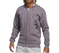 Sweat Violet Homme Adidas M Q4 Bl Fz Hd S