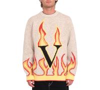Sweat Volcom Fergadelic Dirty White Homme Blanc 2024 taille L