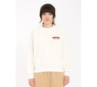 Sweat Volcom Too Doo Crew Blanc Femme Blanc 2024 taille XS