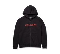 Sweat Volcom Watanite Zip Black Homme Noir 2025 taille XS