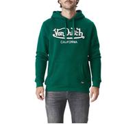 Sweat Homme Bart, Sweat à Capuche Homme Confortable et Doux, Vert M