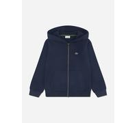 Sweat Zippé À Capuche Bleu 16A