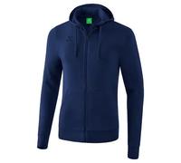 Erima Sweat zippé à capuche enfant Basic New Navy FR XS (152)