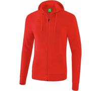 Sweat zippé à capuche enfant Erima Basic Rouge 10 ans