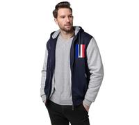 Sweat Zippé À Capuche Homme Pull Classique France Drapeau National Veste Polaire Haut Poignets Côtelés Sweat À Manches Longues Over Zippé Haut Style Classique Du Royaume-Uni