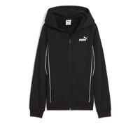 Sweat Zippé À Capuche Noir 14A