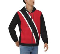 Sweat Zippé À Capuche Sweats De Travail Pour Hommes Trinité-Et-Tobagoveste Polaire Vêtements Hommes Durables Tenue Confortable Sweats Zippés Homme Style Classique Du Royaume-Uni