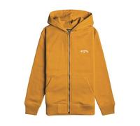 Sweat zippé - BILLABONG - F2FL15 552 AMBER - moutarde - capuche - 55% coton 45% polyester 14 ans