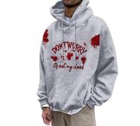 Sweat Zippé Blanc Pull Gris Violet Manches Long XXXL Clair Mort Fit Message Multicolore Micropolaire Matelassé Côtelé Doublée Interieur Collant Papillon Monster