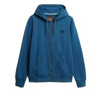 Sweat Zippé Bleu Homme Superdry Essential Washed Ziphood L