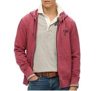 Sweat Zippé Bordeaux Homme Superdry Essential Washed Ziphood XXL
