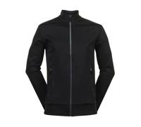 SWEAT ZIPPÉ BOSS SKAZ MIRROR EN COTON MÉLANGÉ NOIR AVEC DÉTAILS PIXELISÉS L