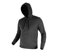 Sweat zippé COMFORT avec capuche, gris, taille XL