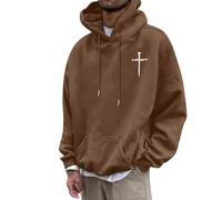 Sweat Zippé Doublé Sherpa Homme Sweatshirts Rond Norvégien Garcon Fermeture Essential avec Shirt Teddy Bordeau Over Rock Crew Routier Intégrée Mon Chameau Chat Tres
