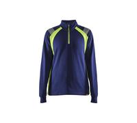 Sweat zippé femme Blåkläder 3403 Marine/Jaune fluo Blaklader - 340311588933 M