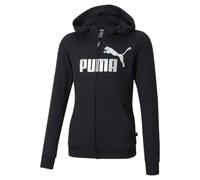 Sweat Zippé Fille Essential Logo Full Noir 16A