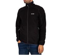 Sweat zippé Hadfield Regatta pour homme - Noir - Manches longues - Multisport - Respirant S