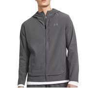 Veste imperméable à capuche Under Armour OutRun The Storm Gris 2XL