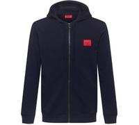 Sweat zippé - HUGO BOSS - Daple 212 - Molleton de coton - Patch logo - Capuche avec cordon