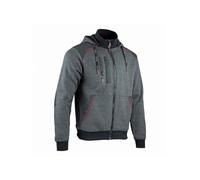 Sweat zippé Jumper Gris/Noir/Rouge Taille XXXL - FXWW8000E-XXXL